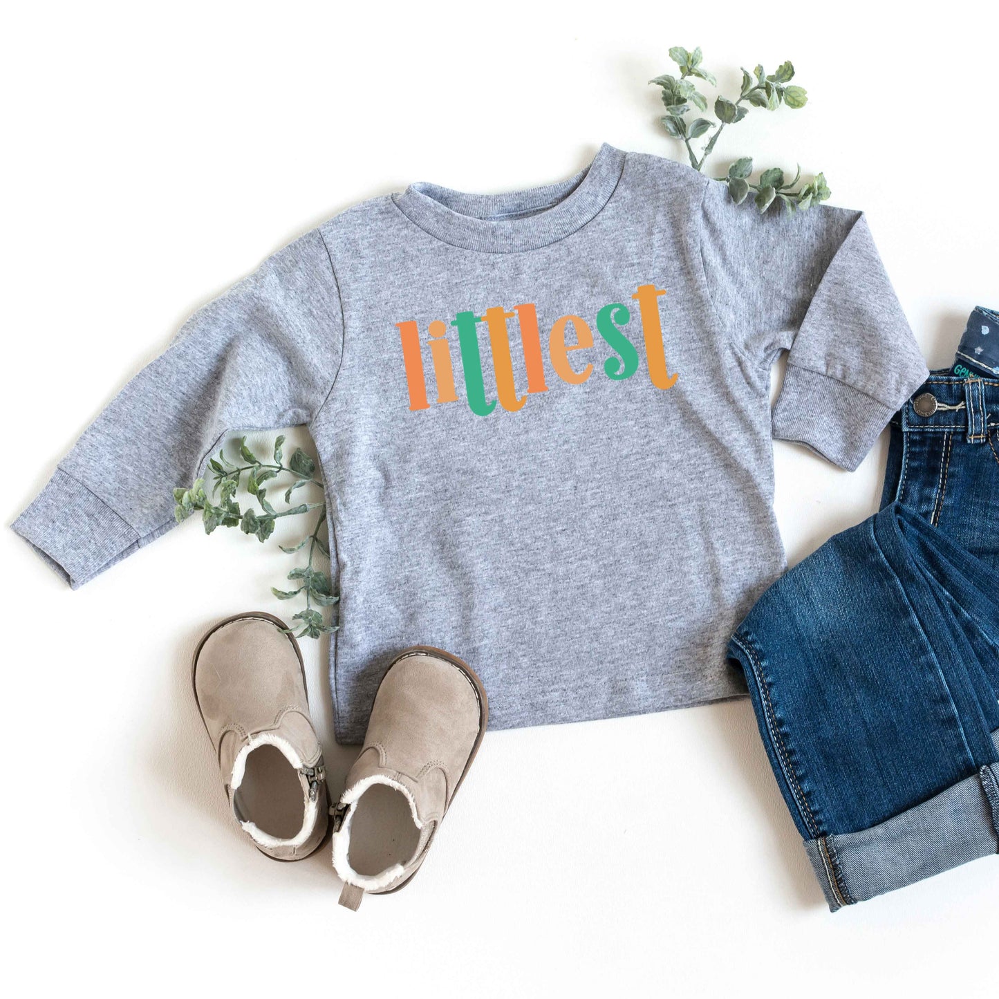 Littlest Colorful | Youth Graphic Long Sleeve Tee by The Juniper Shop