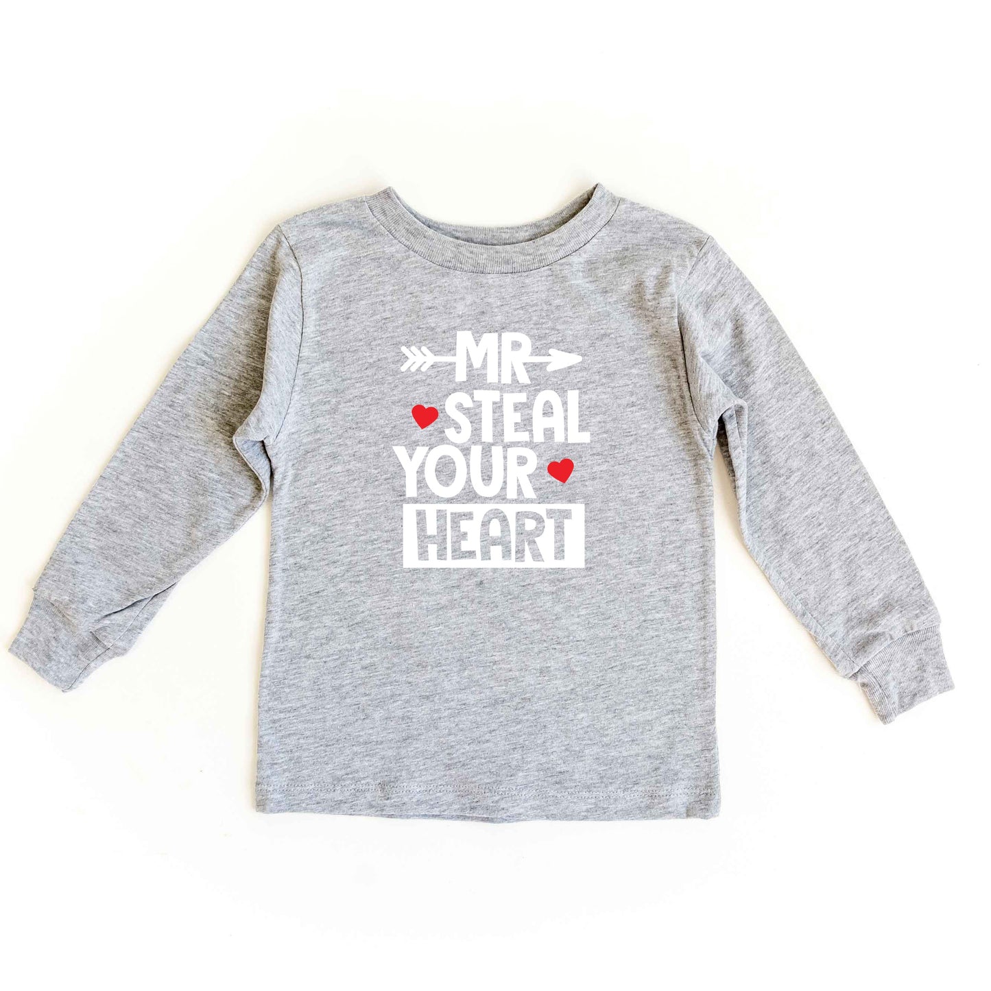 Mr. Steal Your Heart | Toddler Long Sleeve Tee by The Juniper Shop