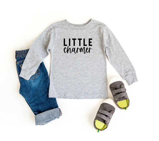 Little Charmer | Toddler Long Sleeve Tee by The Juniper Shop