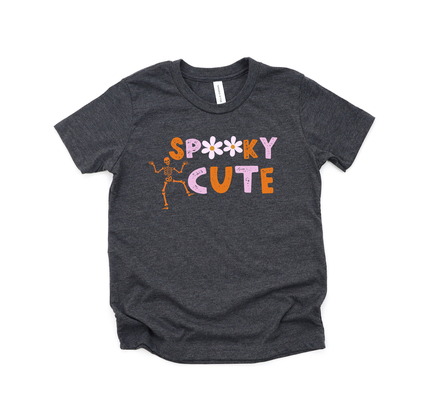 Spooky Cute Skeleton | Toddler Short Sleeve Crew Neck by The Juniper Shop