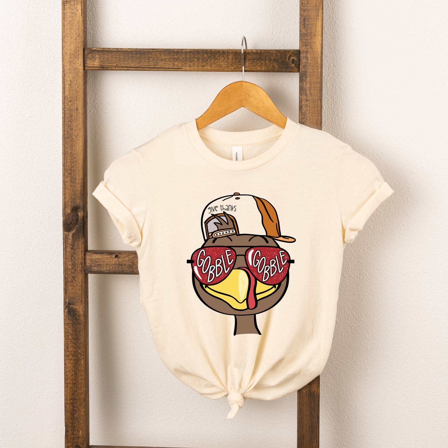 Gobble Sunglasses | Toddler Graphic Short Sleeve Tee by The Juniper Shop