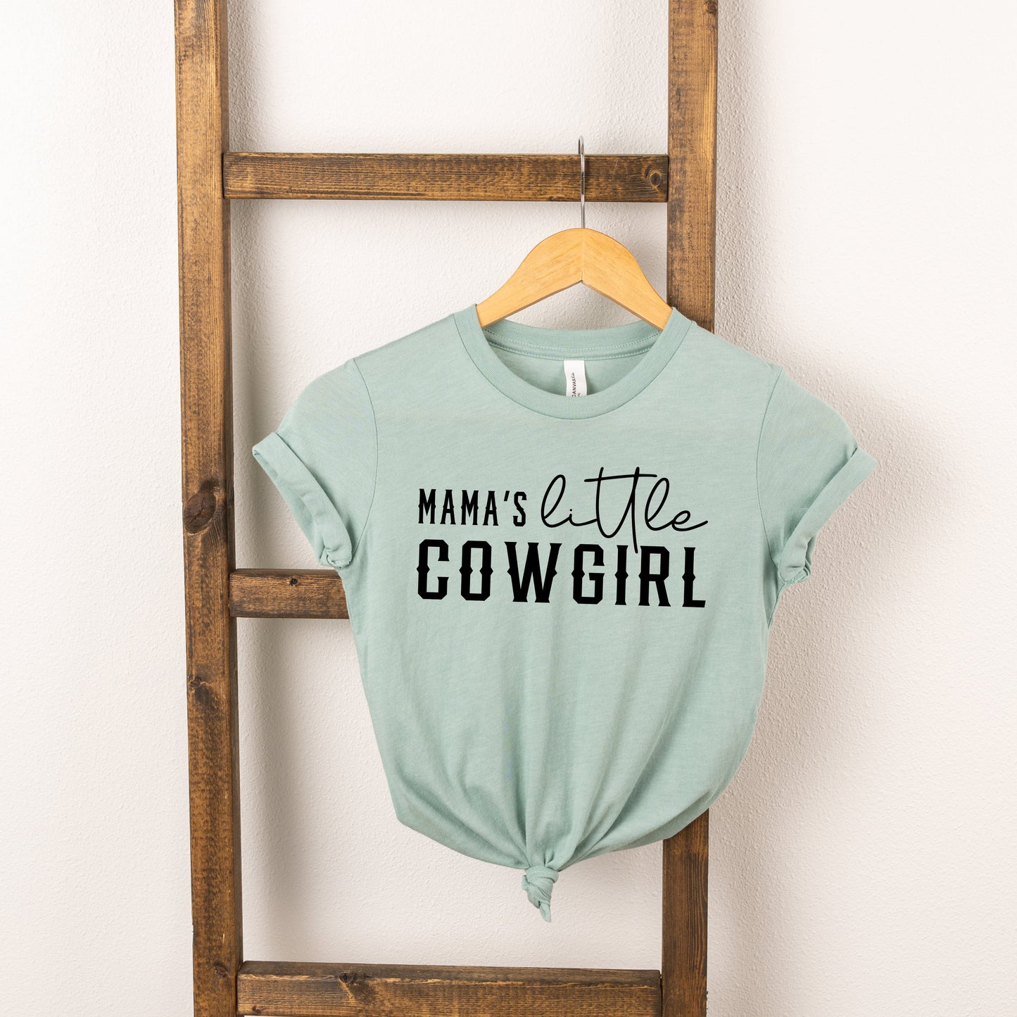 Mama's Little Cowgirl | Youth Short Sleeve Crew Neck by The Juniper Shop