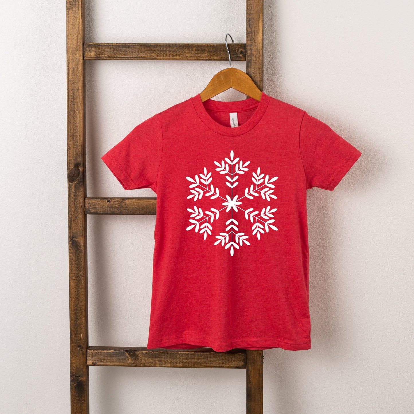 Giant Snowflake | Toddler Graphic Short Sleeve Tee by The Juniper Shop