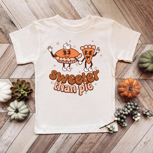 Sweeter Than Pie | Toddler Graphic Short Sleeve Tee by The Juniper Shop