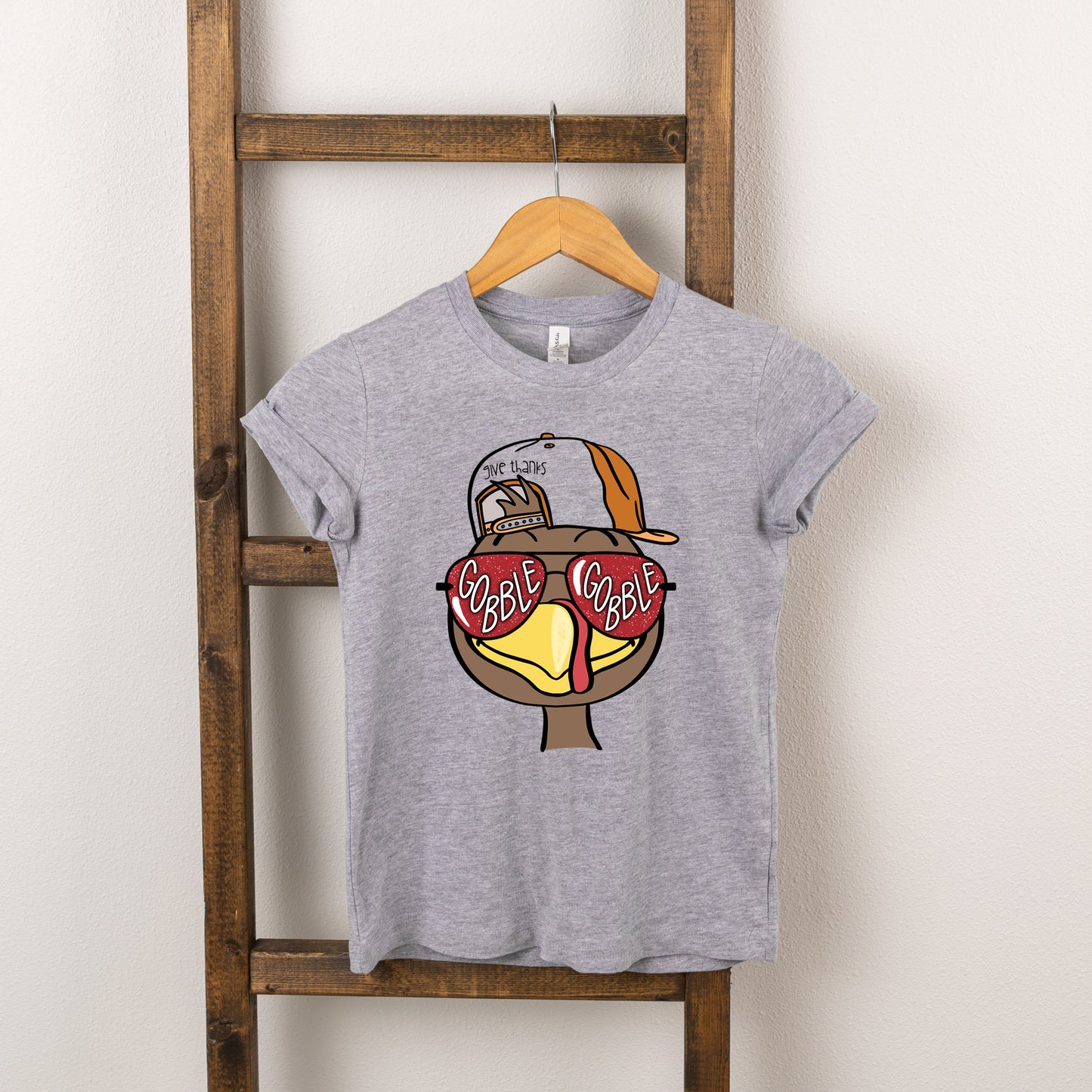 Gobble Sunglasses | Toddler Graphic Short Sleeve Tee by The Juniper Shop