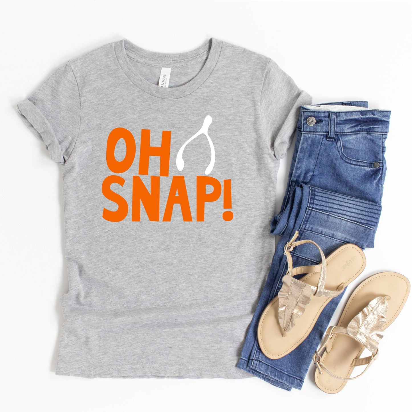 Oh Snap | Toddler Graphic Short Sleeve Tee by The Juniper Shop