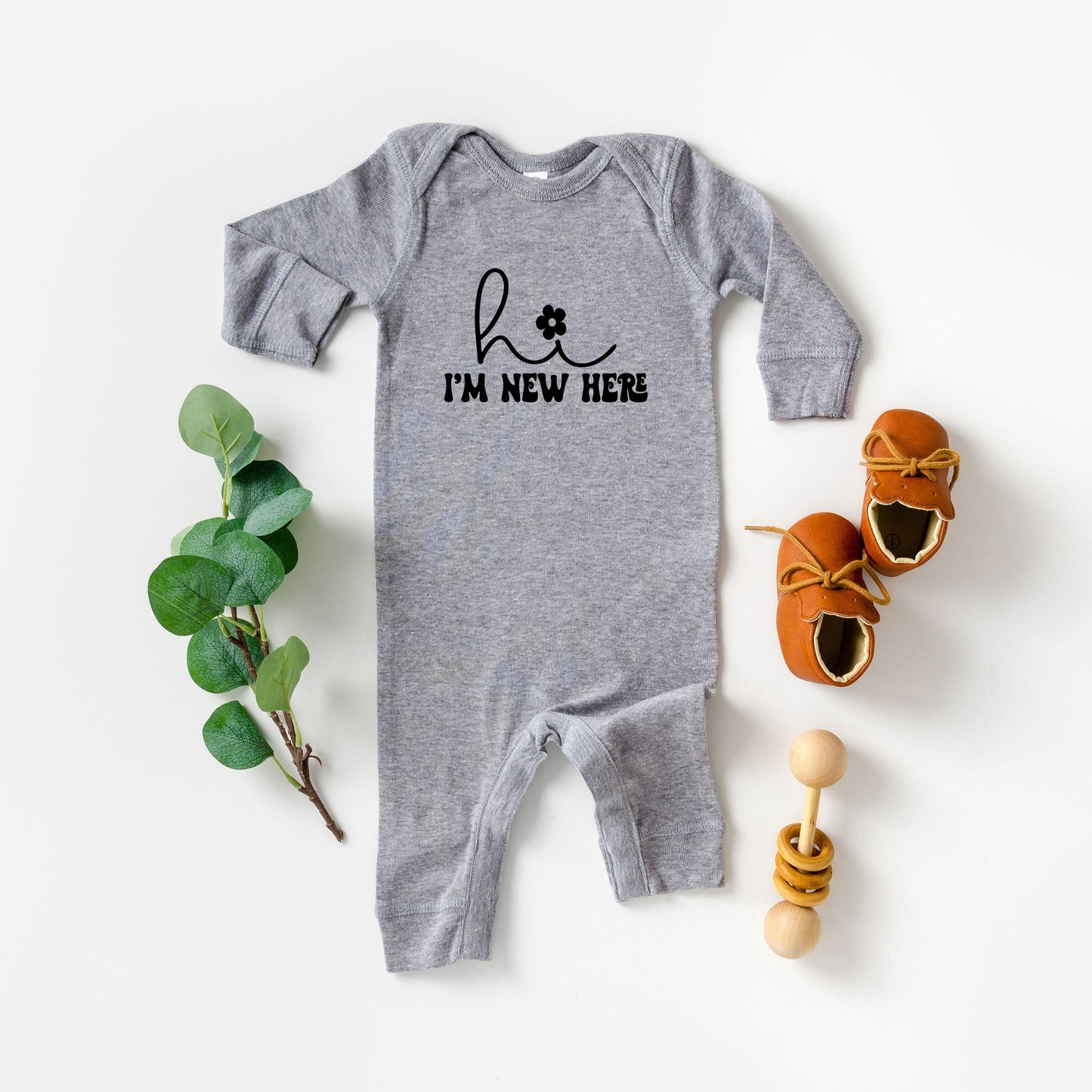 Hi I'm New Here | Baby Romper by The Juniper Shop