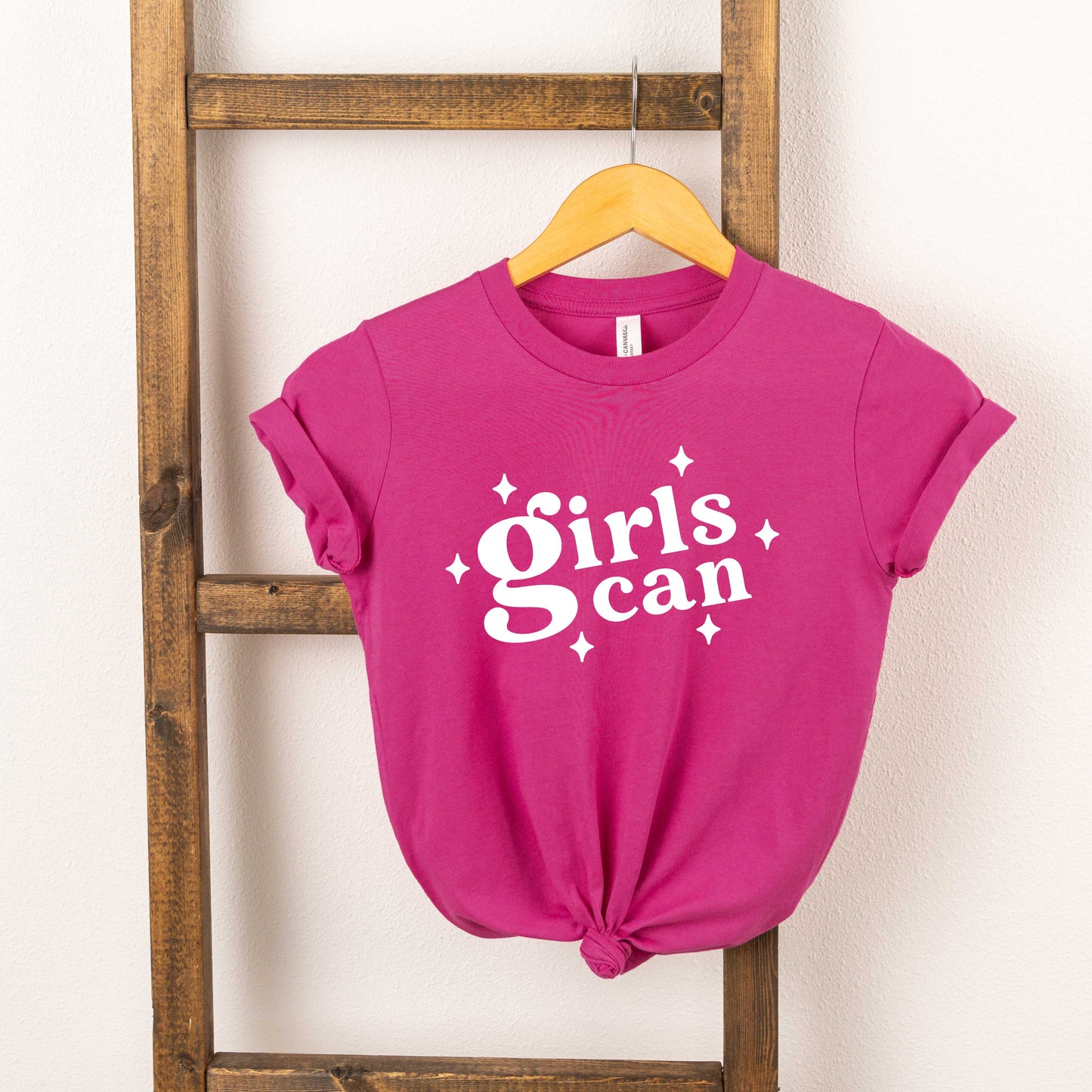 Girls Can | Youth Short Sleeve Crew Neck by The Juniper Shop