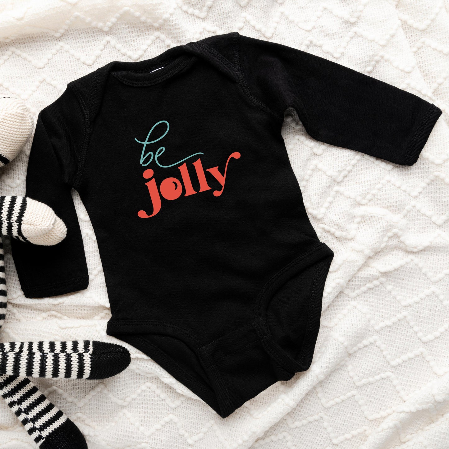 Be Jolly | Baby Long Sleeve Onesie by The Juniper Shop