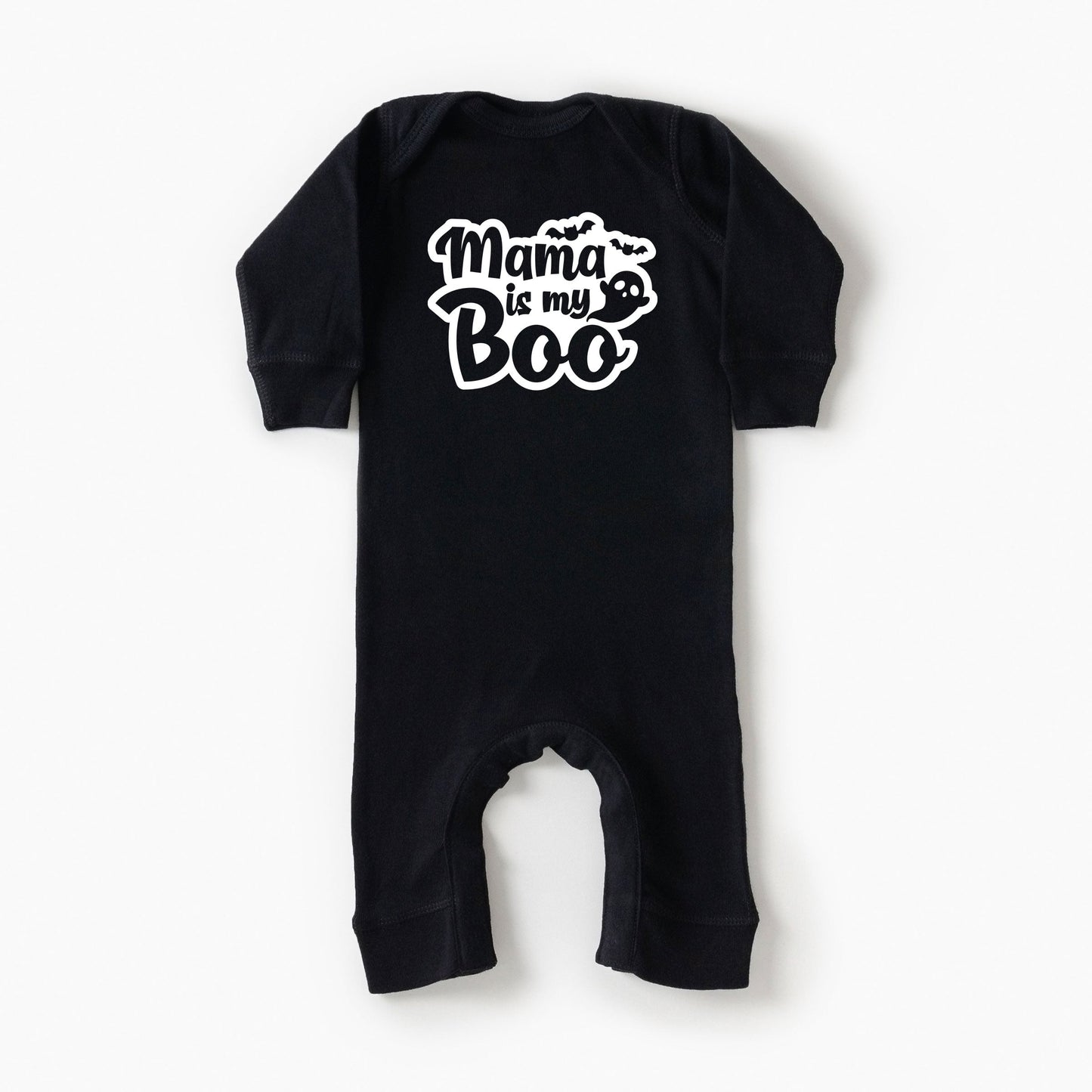 Mama Is My Boo Ghost | Baby Graphic Romper by The Juniper Shop