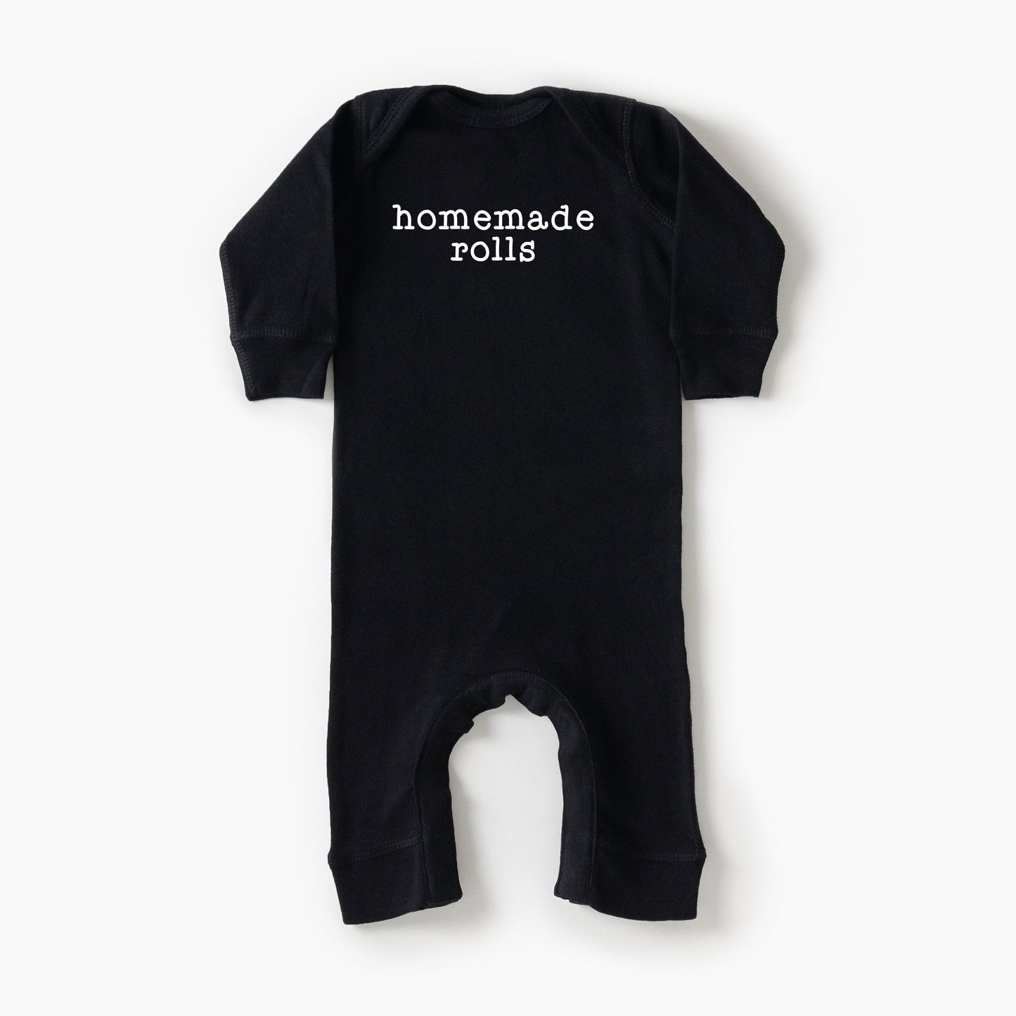 Homemade Rolls Typewriter | Baby Romper by The Juniper Shop