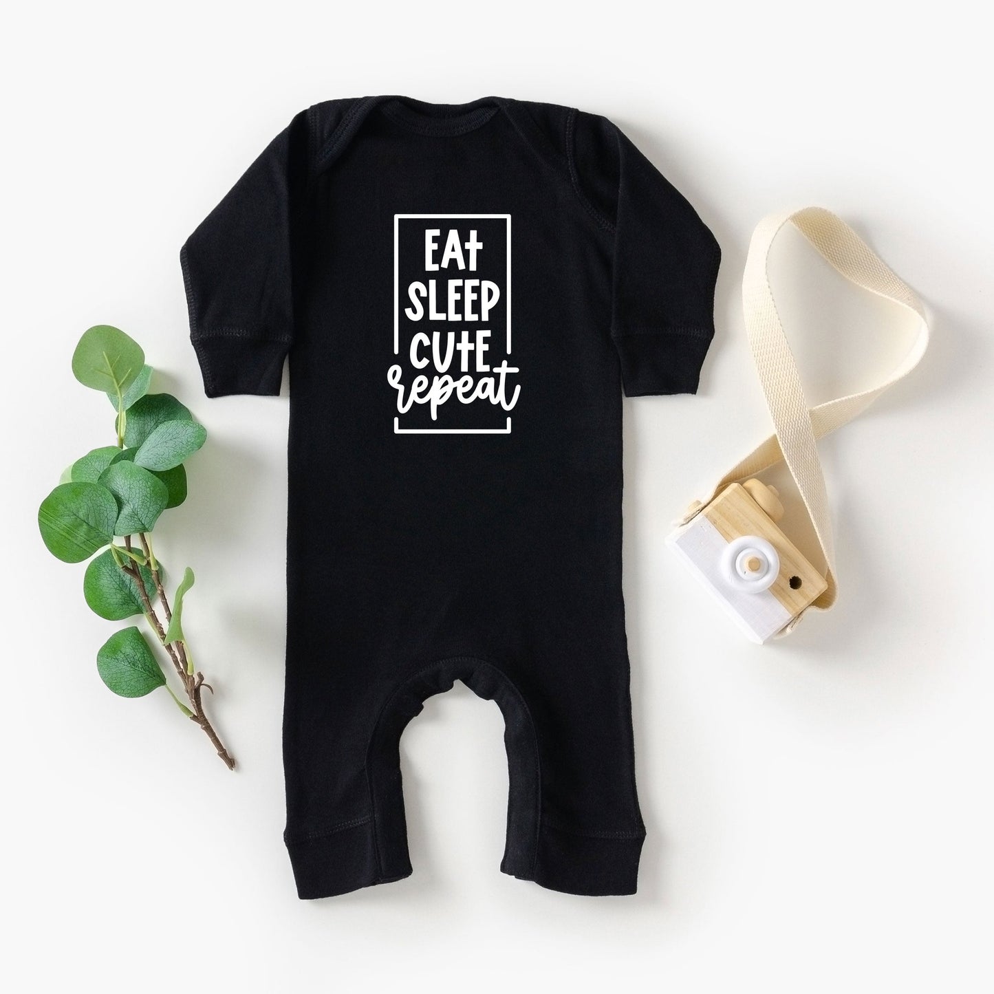 Eat Sleep Cute Repeat | Baby Romper by The Juniper Shop