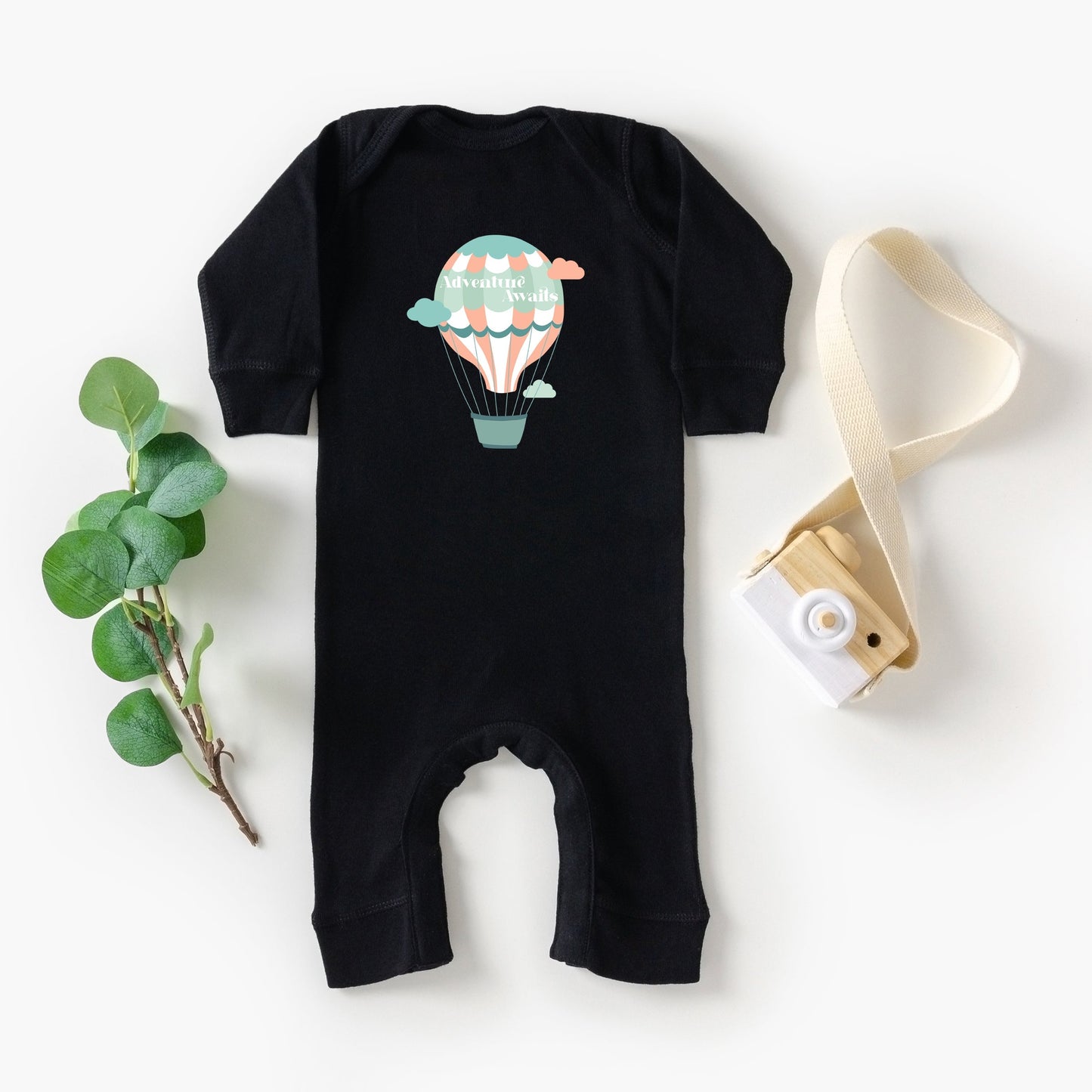 Adventure Awaits Clouds | Baby Romper by The Juniper Shop