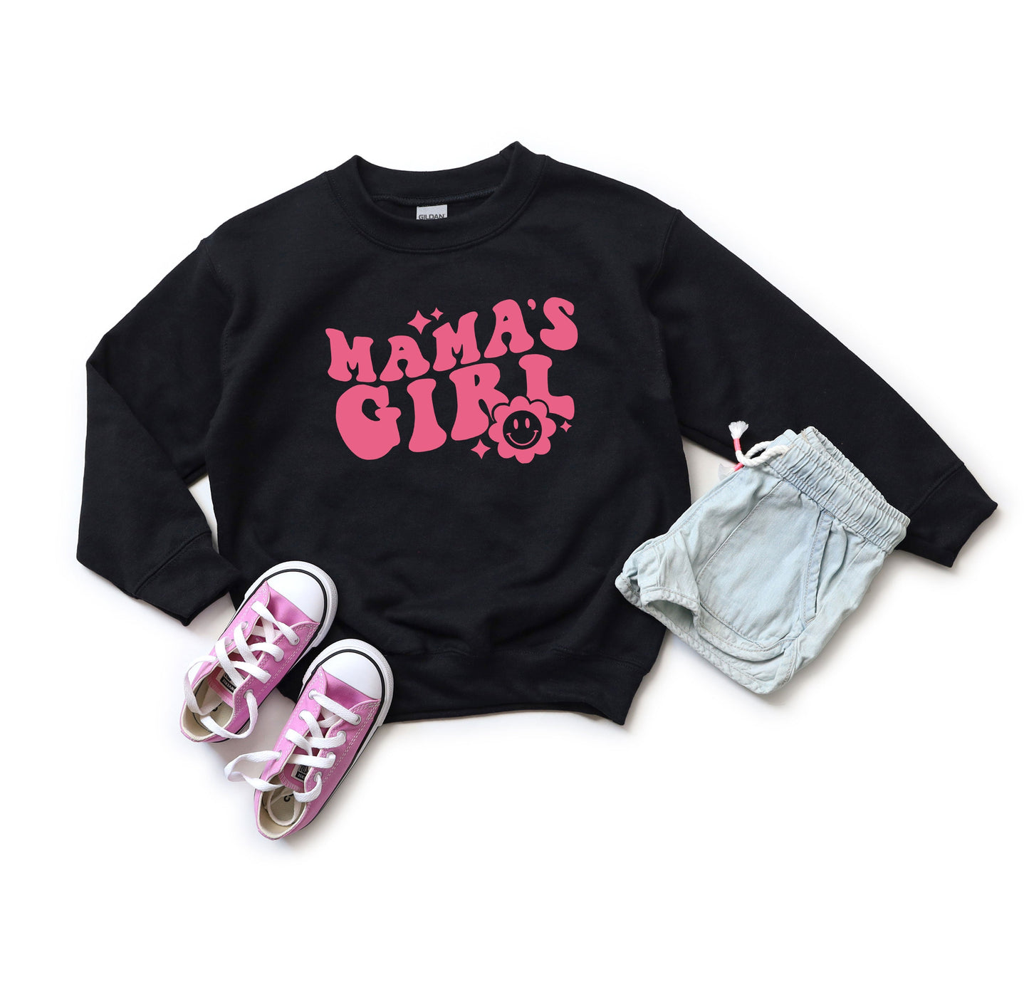 Mama's Girl Flower | Youth Sweatshirt by The Juniper Shop