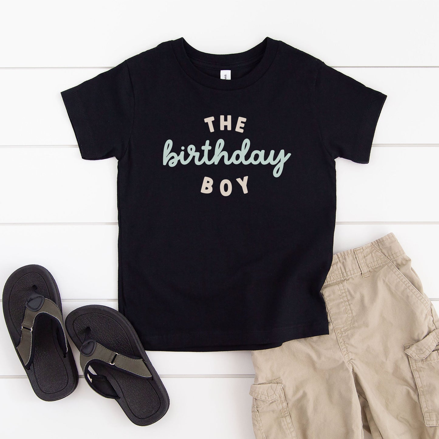 The Birthday Boy | Toddler Graphic Short Sleeve Tee by The Juniper Shop