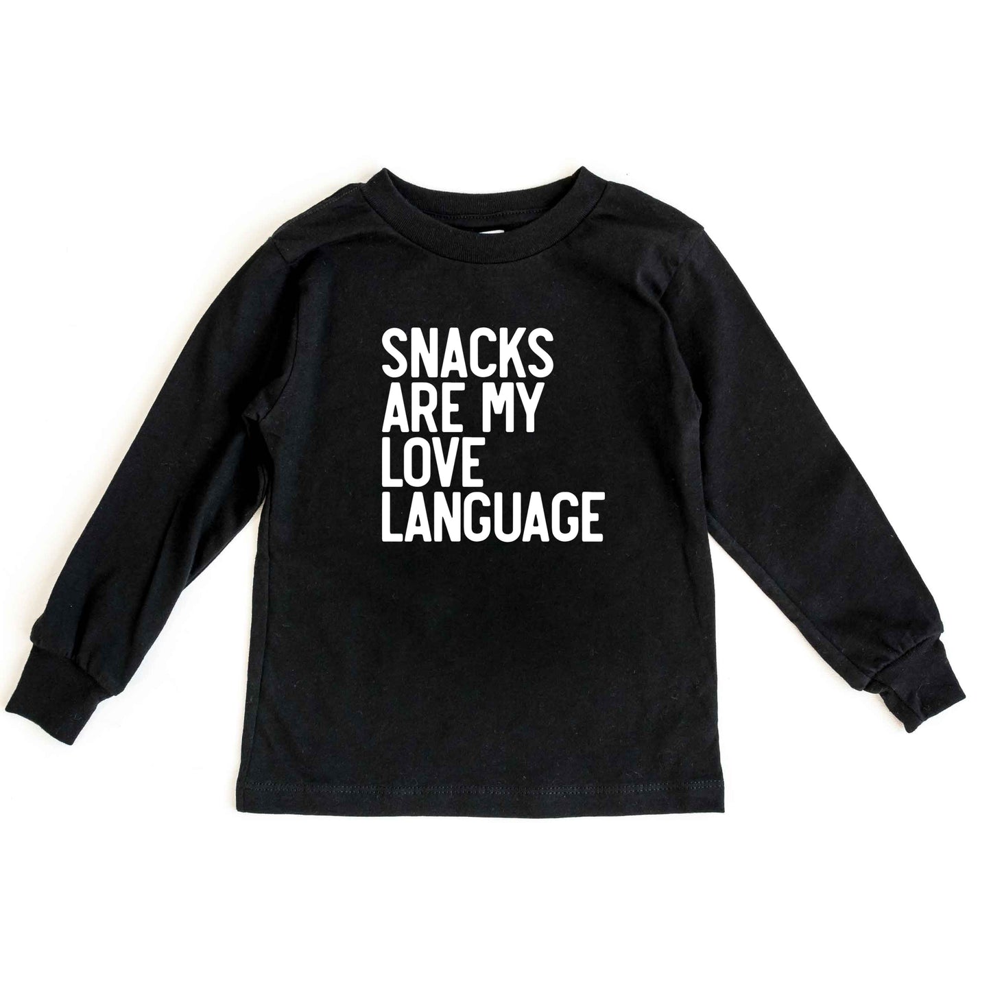 Snacks Are My Love Language | Youth Long Sleeve Tee by The Juniper Shop