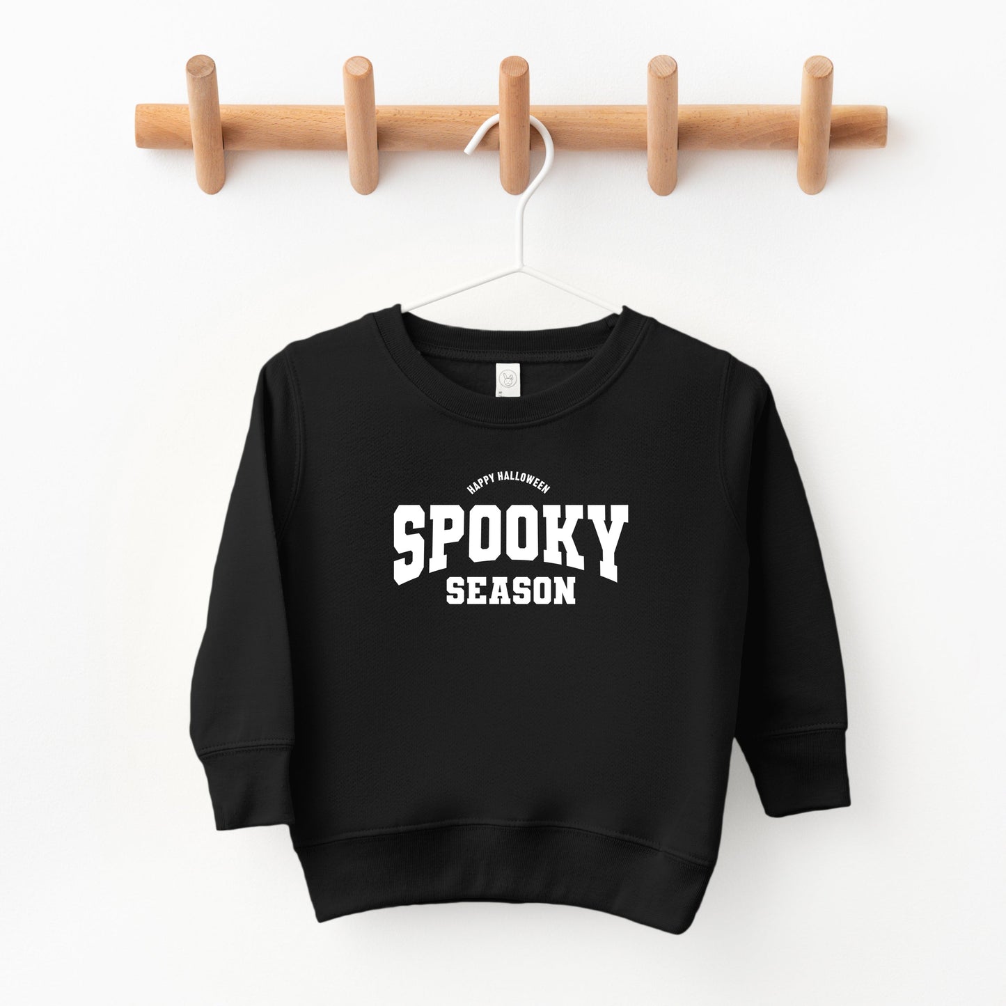 Varsity Spooky Season | Toddler Sweatshirt by The Juniper Shop