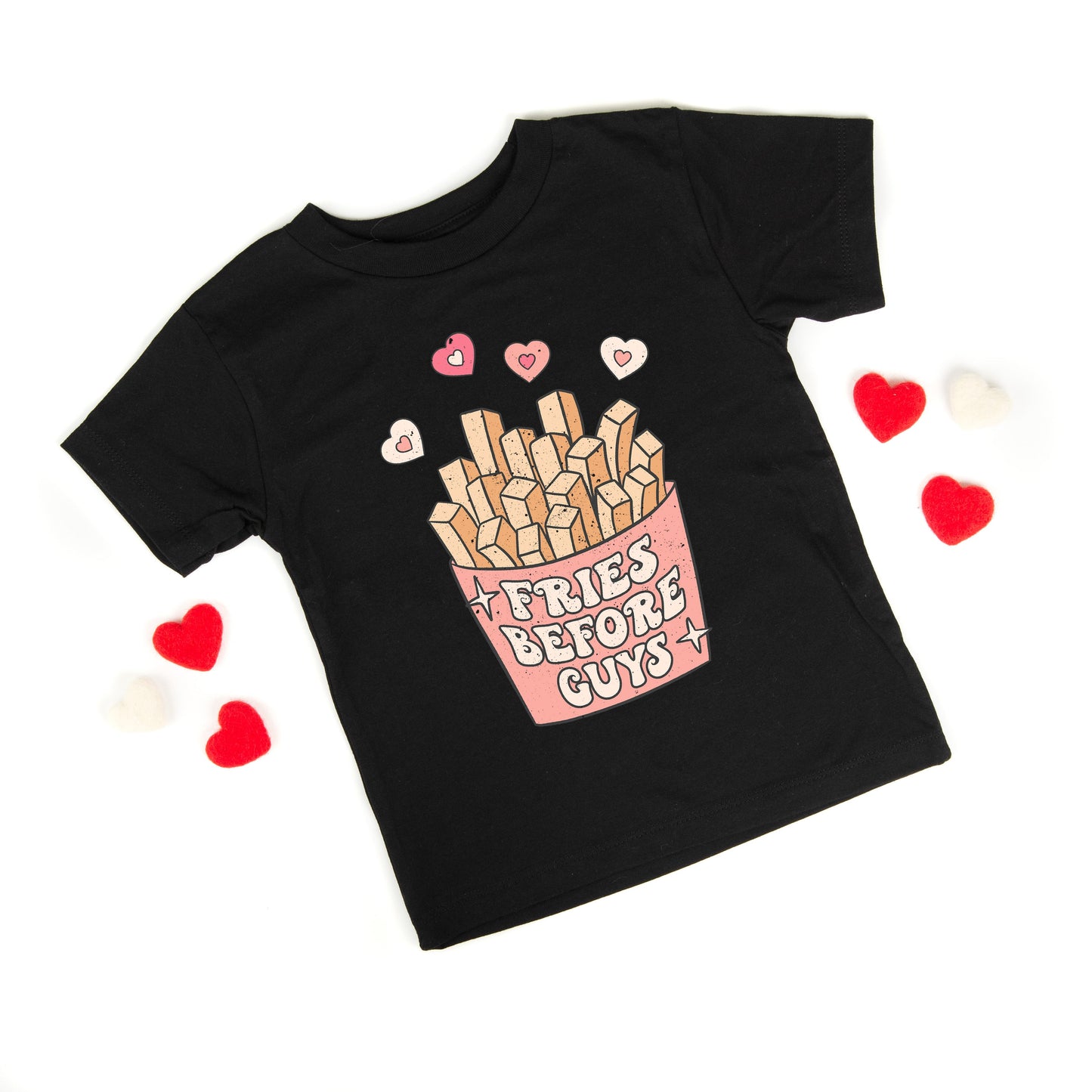 Fries Before Guys | Youth Short Sleeve Crew Neck by The Juniper Shop