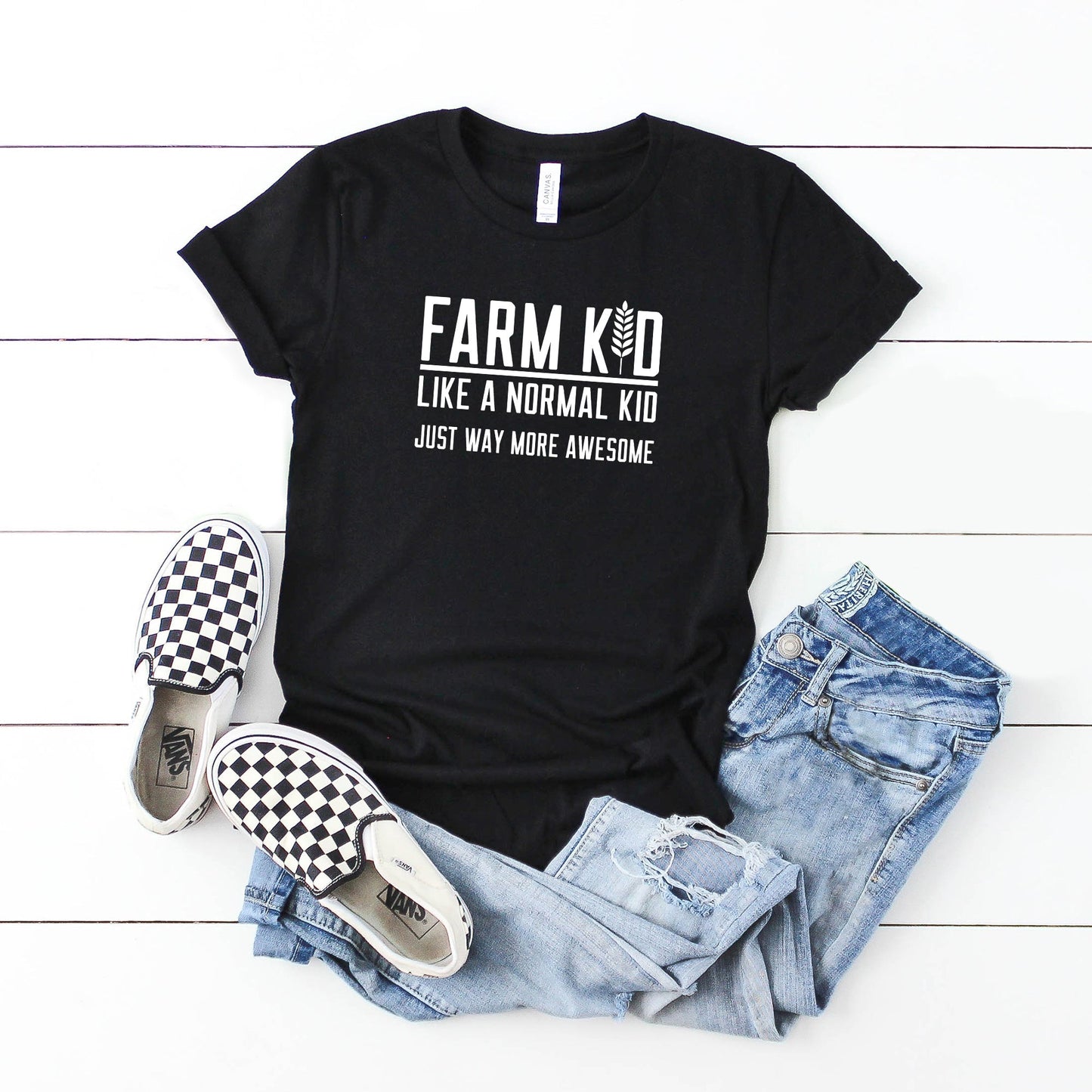 Farm Kid | Youth Short Sleeve Crew Neck by The Juniper Shop