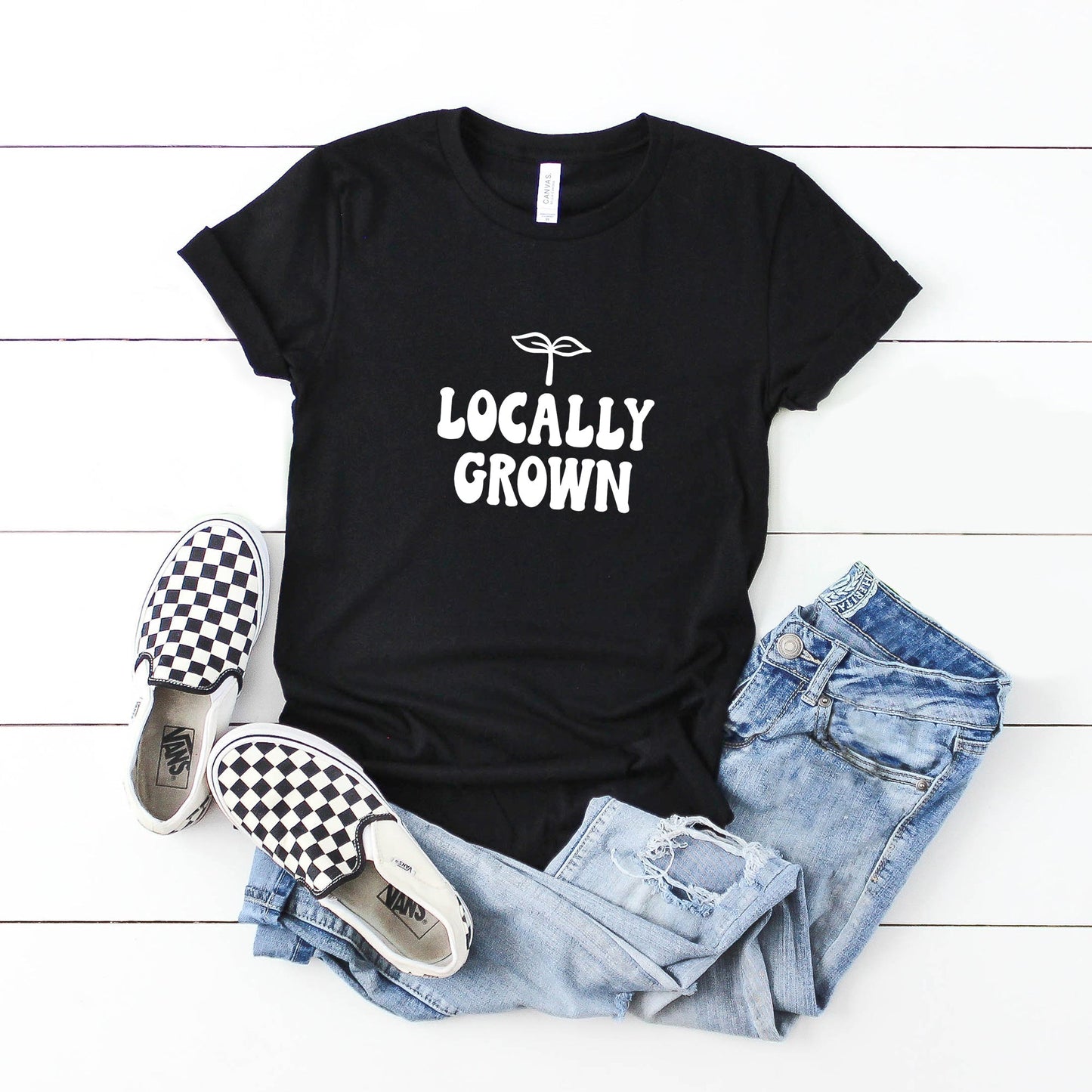 Locally Grown Kids | Youth Short Sleeve Crew Neck by The Juniper Shop