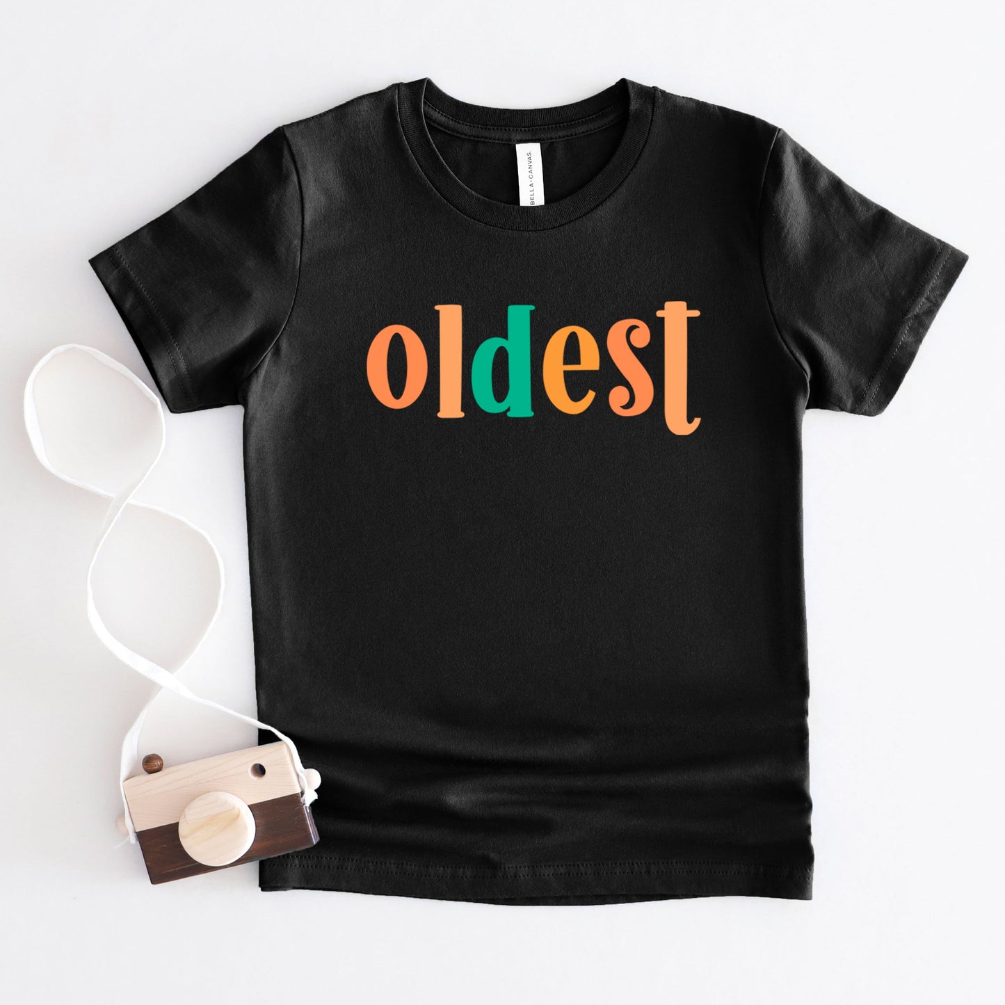 Oldest Colorful | Youth Graphic Short Sleeve Tee by The Juniper Shop