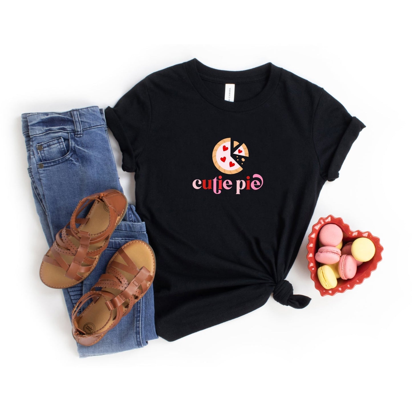 Cutie Pie | Youth Graphic Short Sleeve Tee by The Juniper Shop