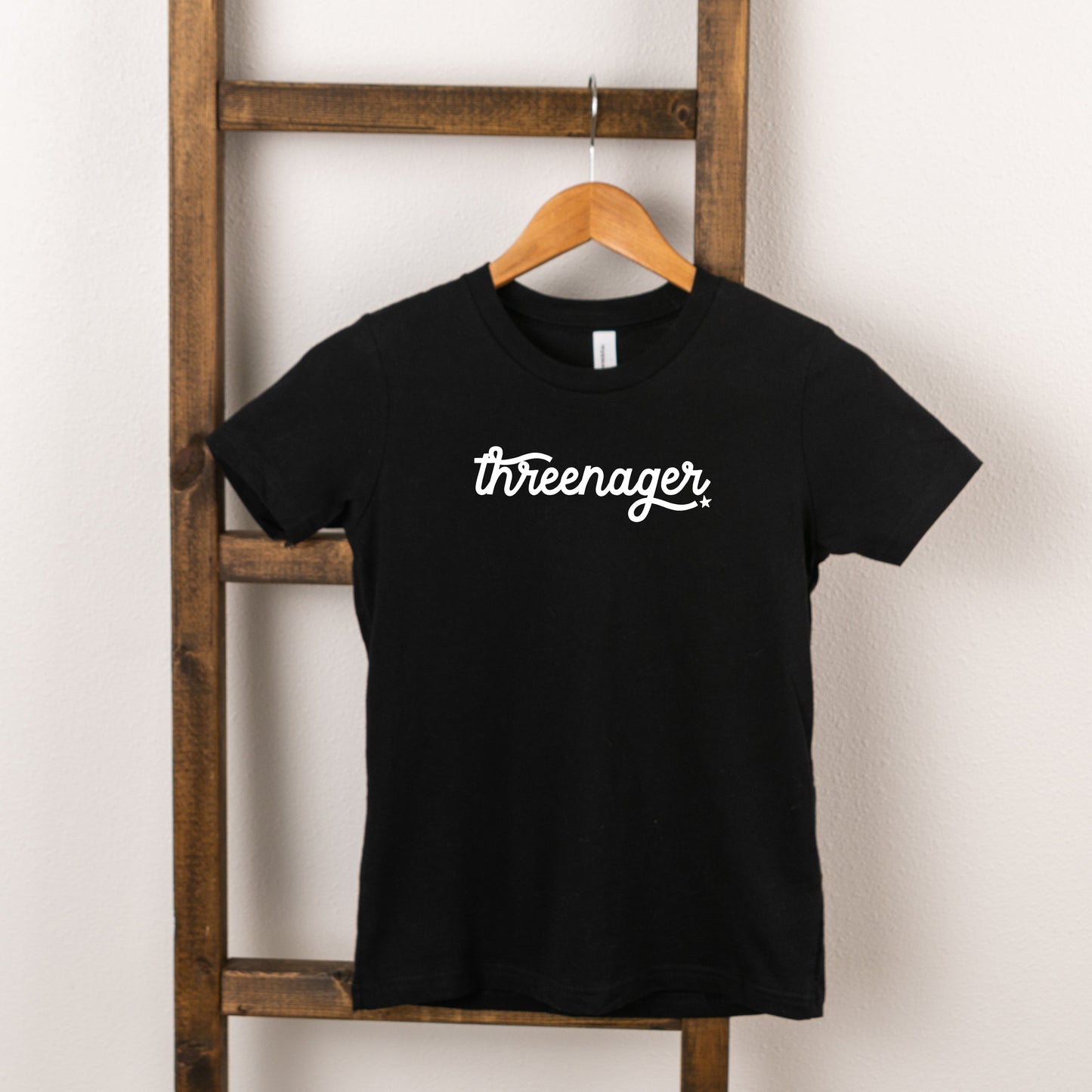 Threenager | Toddler Short Sleeve Crew Neck by The Juniper Shop