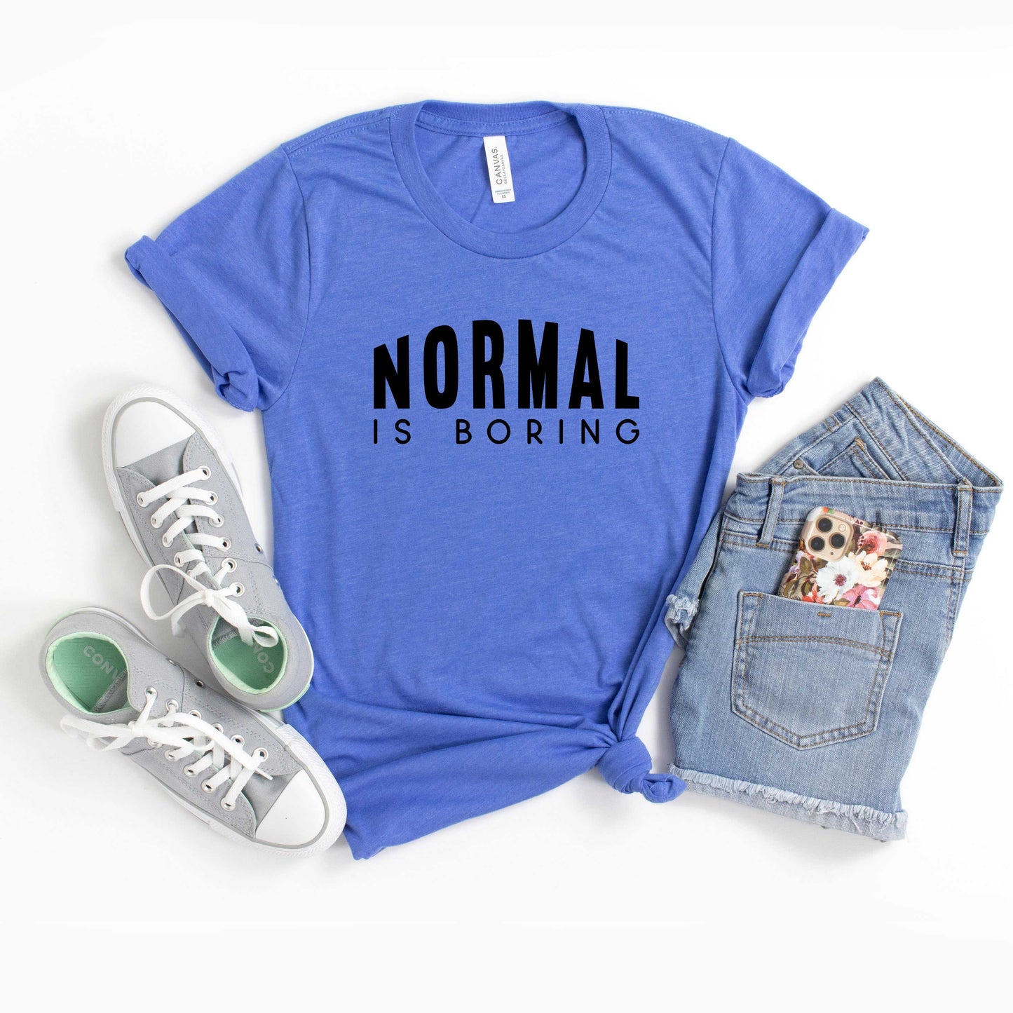 Normal Is Boring | Youth Short Sleeve Crew Neck by The Juniper Shop