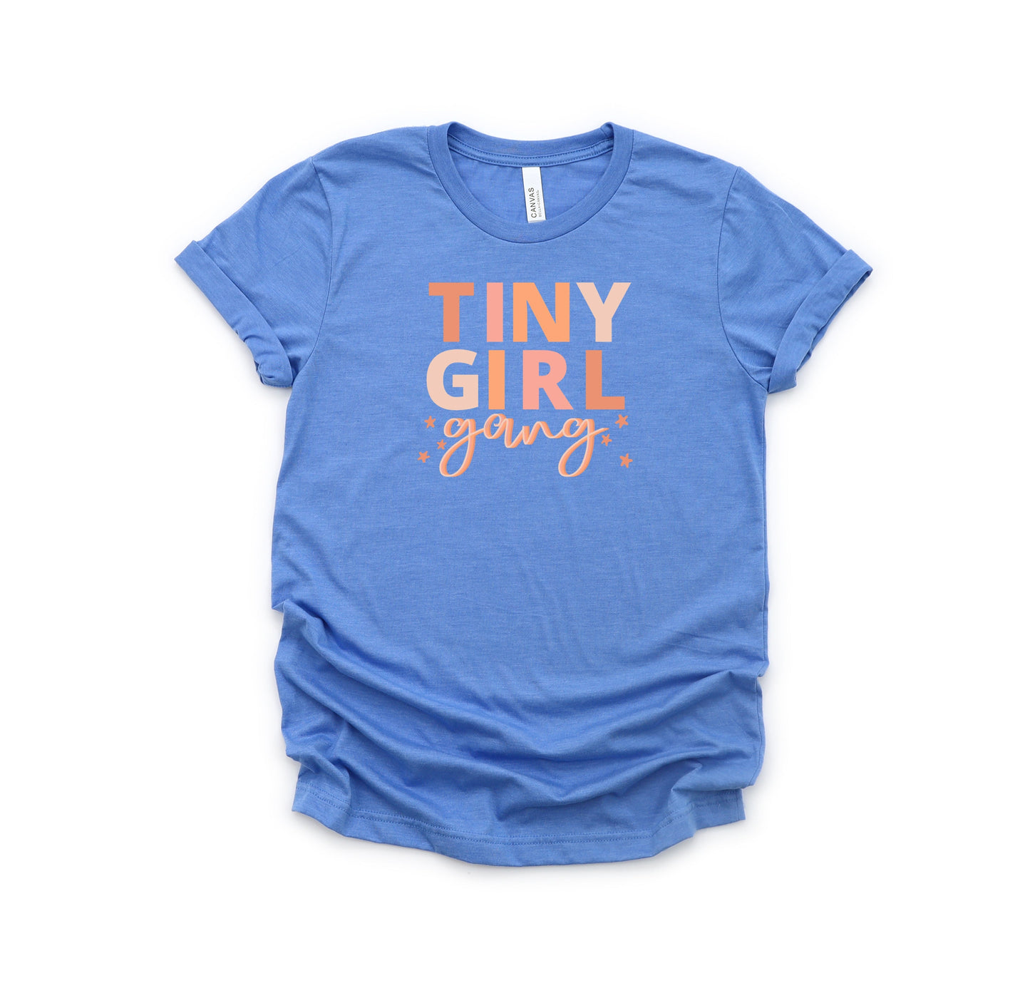 Tiny Girl Gang Colorful | Toddler Short Sleeve Crew Neck by The Juniper Shop