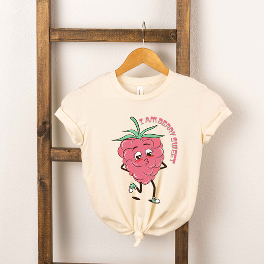 I Am Berry Sweet | Toddler Short Sleeve Crew Neck by The Juniper Shop