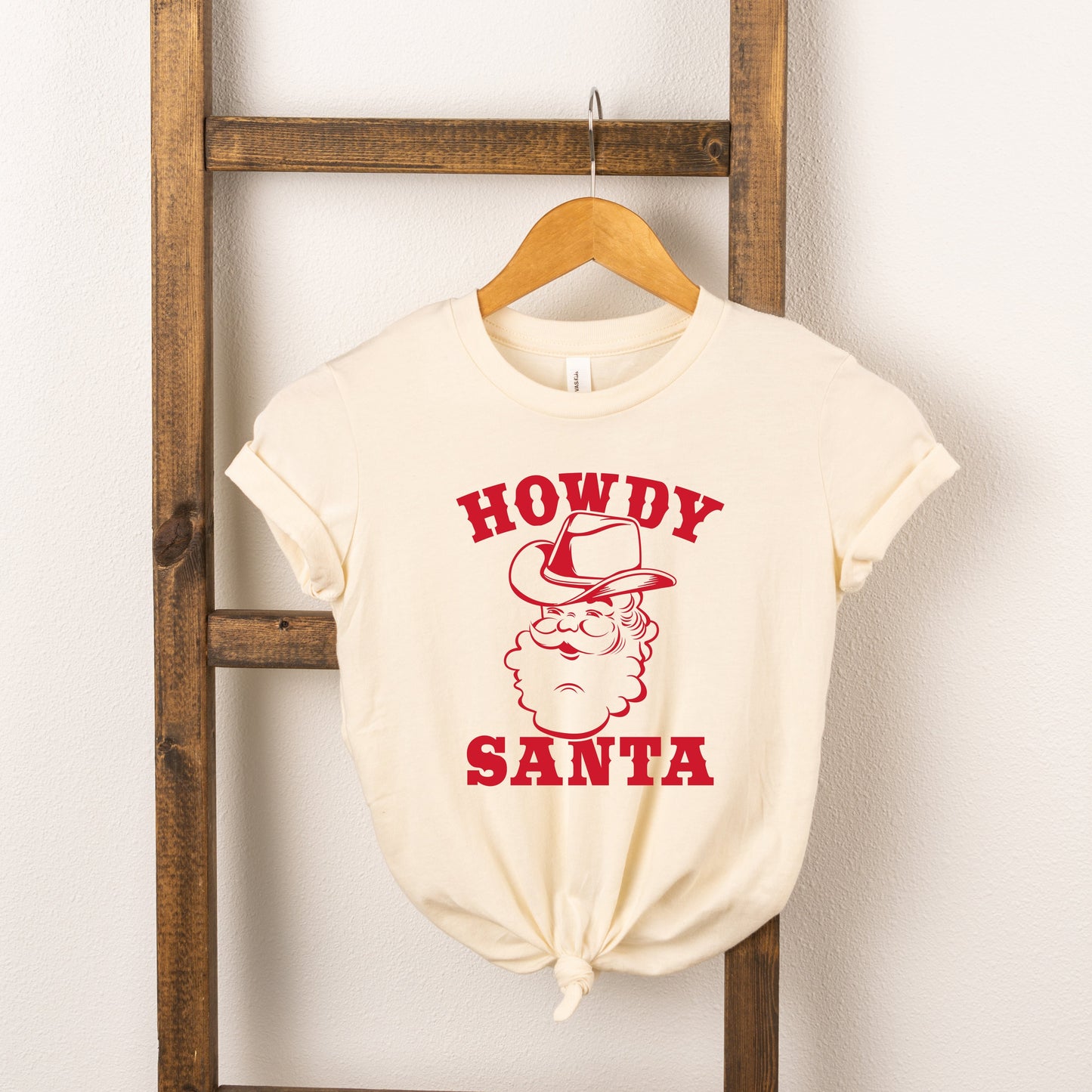 Howdy Santa Claus | Toddler Short Sleeve Crew Neck by The Juniper Shop