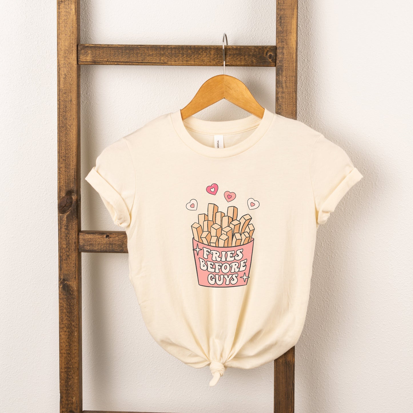 Fries Before Guys | Youth Short Sleeve Crew Neck by The Juniper Shop