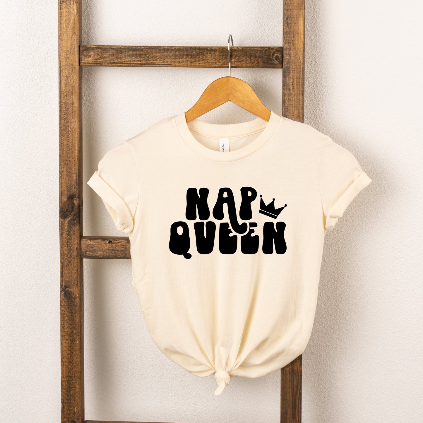 Nap Queen | Toddler Short Sleeve Crew Neck by The Juniper Shop