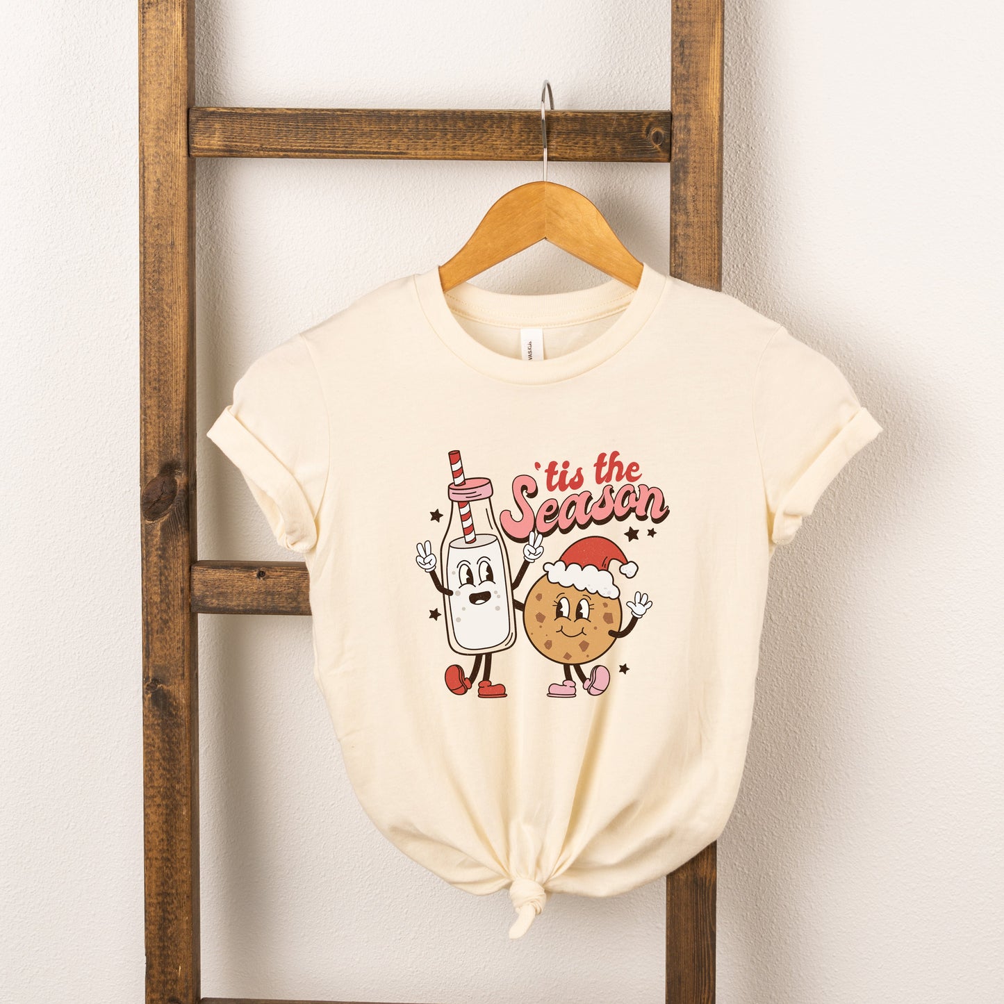 Milk And Cookie Season | Toddler Short Sleeve Crew Neck by The Juniper Shop