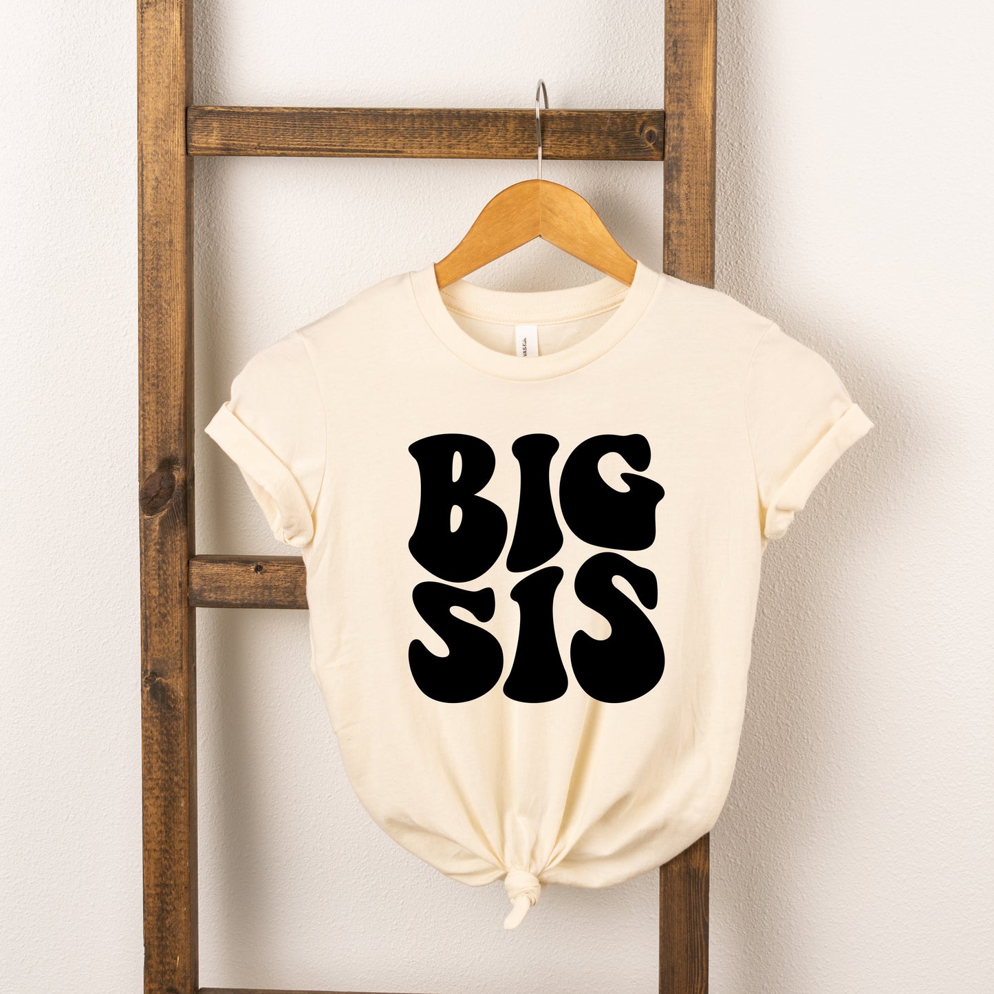 Big Sis Wavy | Toddler Short Sleeve Crew Neck by The Juniper Shop