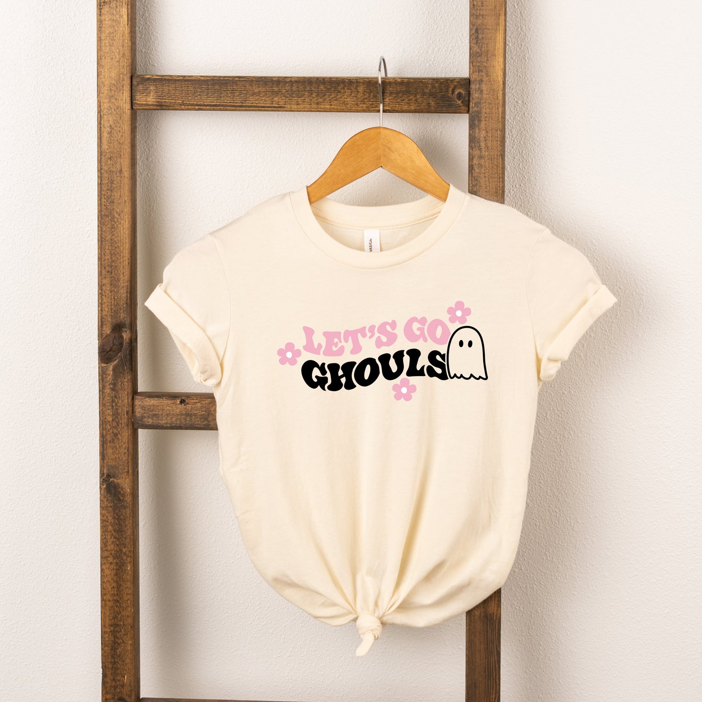 Ghost Let's Go Ghouls | Toddler Short Sleeve Crew Neck by The Juniper Shop