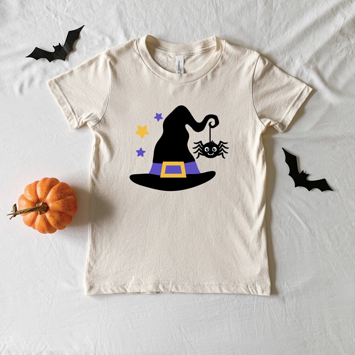 Witch And Spider | Youth Graphic Short Sleeve Tee by The Juniper Shop