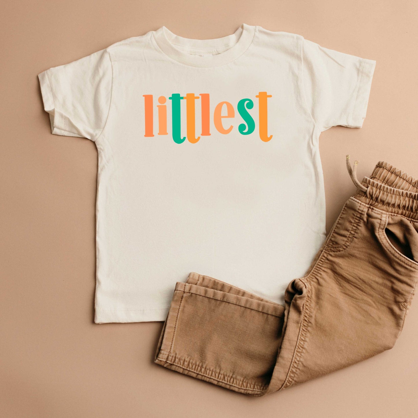 Littlest Colorful | Toddler Graphic Short Sleeve Tee by The Juniper Shop