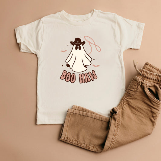 Boo Haw | Toddler Graphic Short Sleeve Tee by The Juniper Shop