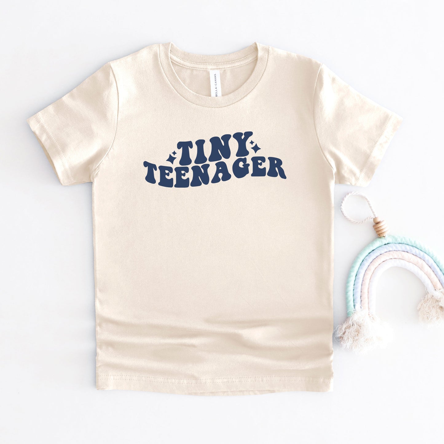 Tiny Teenager Wavy | Youth Short Sleeve Crew Neck by The Juniper Shop