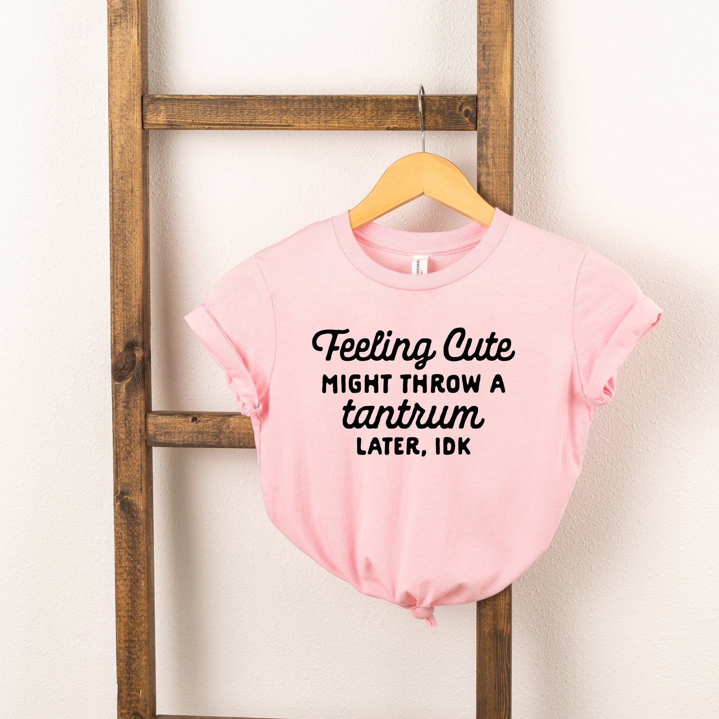 Might Throw A Tantrum | Toddler Short Sleeve Crew Neck by The Juniper Shop