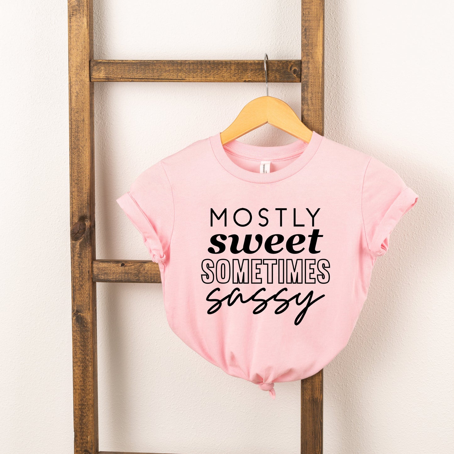 Mostly Sweet | Toddler Short Sleeve Crew Neck by The Juniper Shop