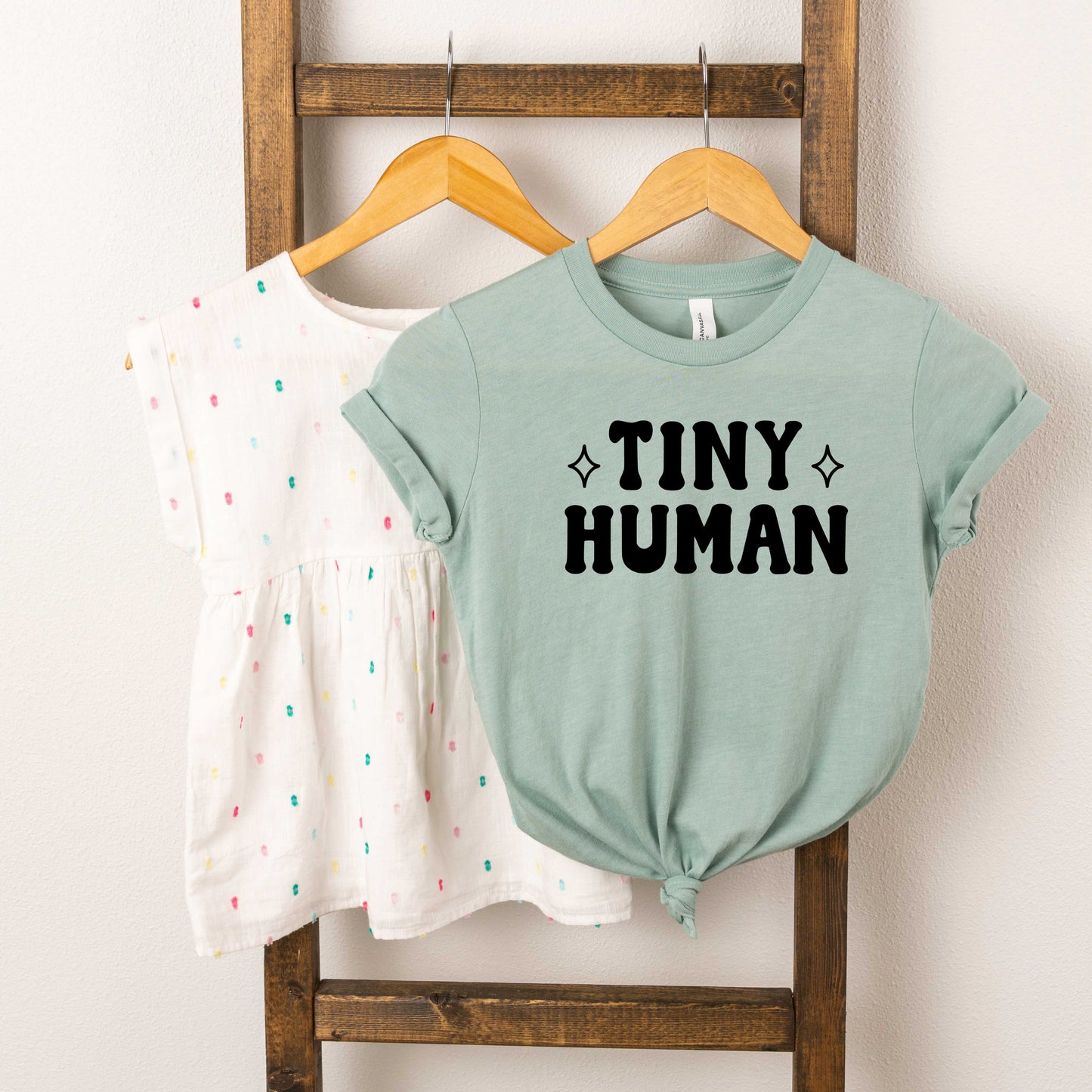 Tiny Human | Youth Short Sleeve Crew Neck by The Juniper Shop