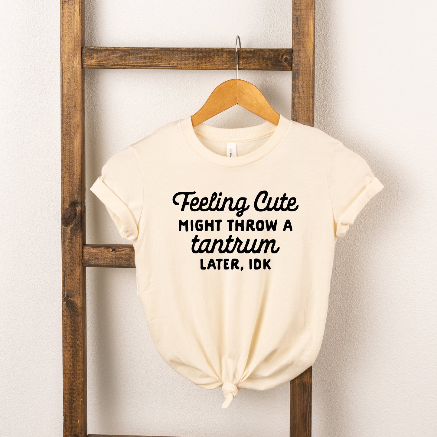 Might Throw A Tantrum | Toddler Short Sleeve Crew Neck by The Juniper Shop