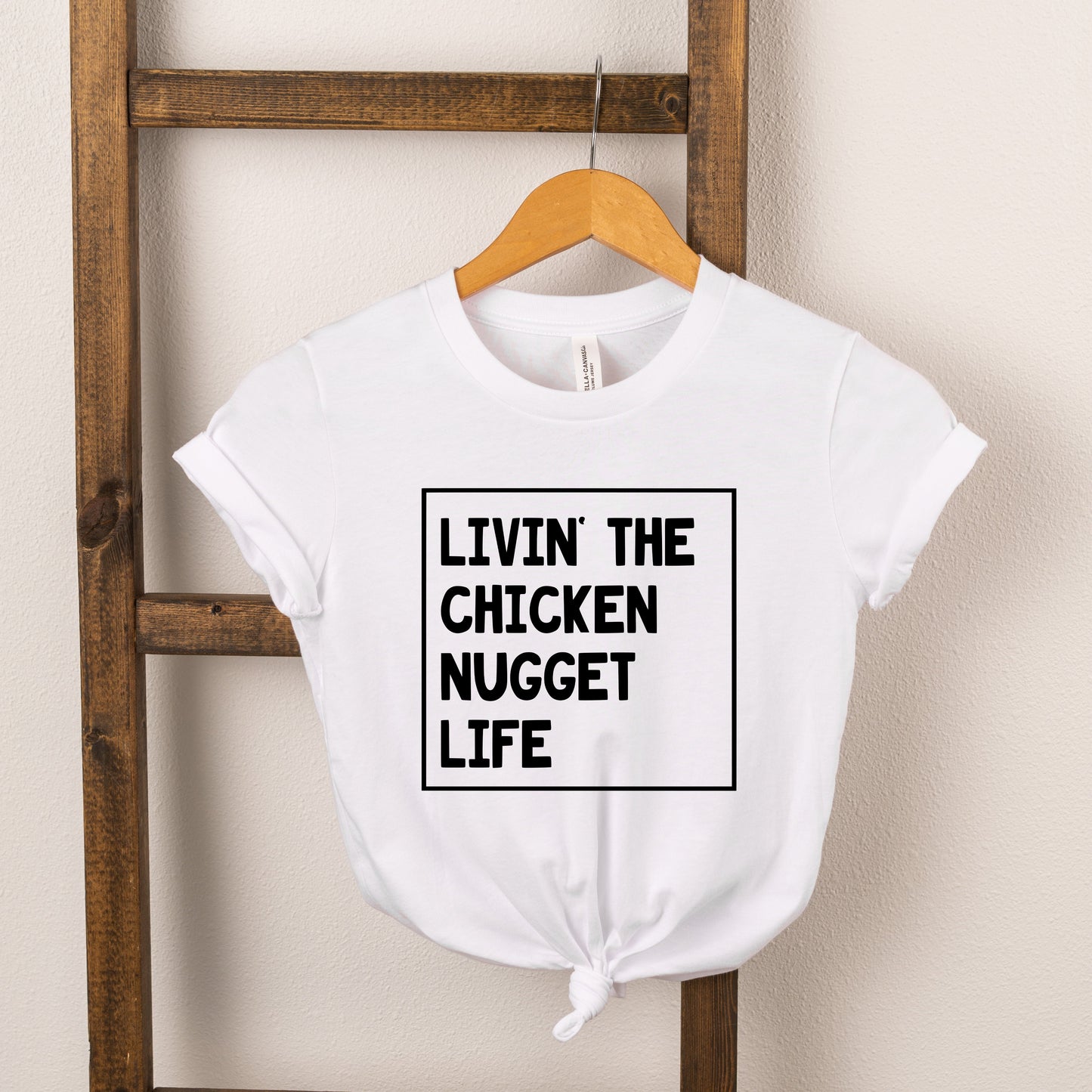 Chicken Nugget Life | Toddler Short Sleeve Crew Neck by The Juniper Shop