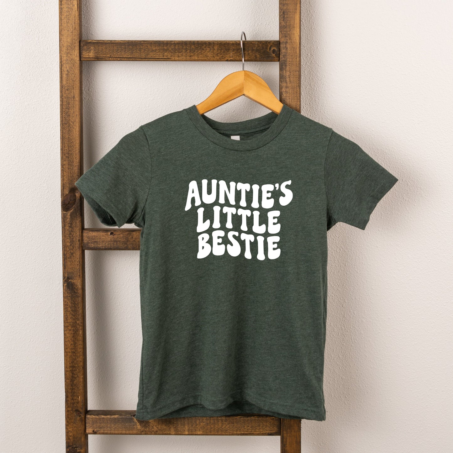 Auntie's Little Bestie | Toddler Short Sleeve Crew Neck by The Juniper Shop