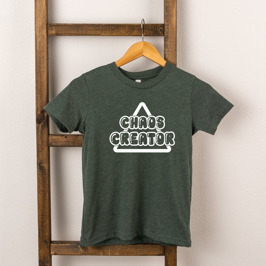 Chaos Creator Triangle | Toddler Short Sleeve Crew Neck by The Juniper Shop