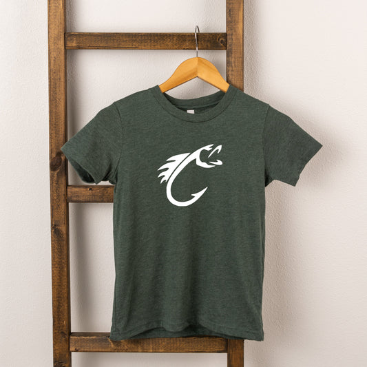 Fish Hook | Toddler Short Sleeve Crew Neck by The Juniper Shop