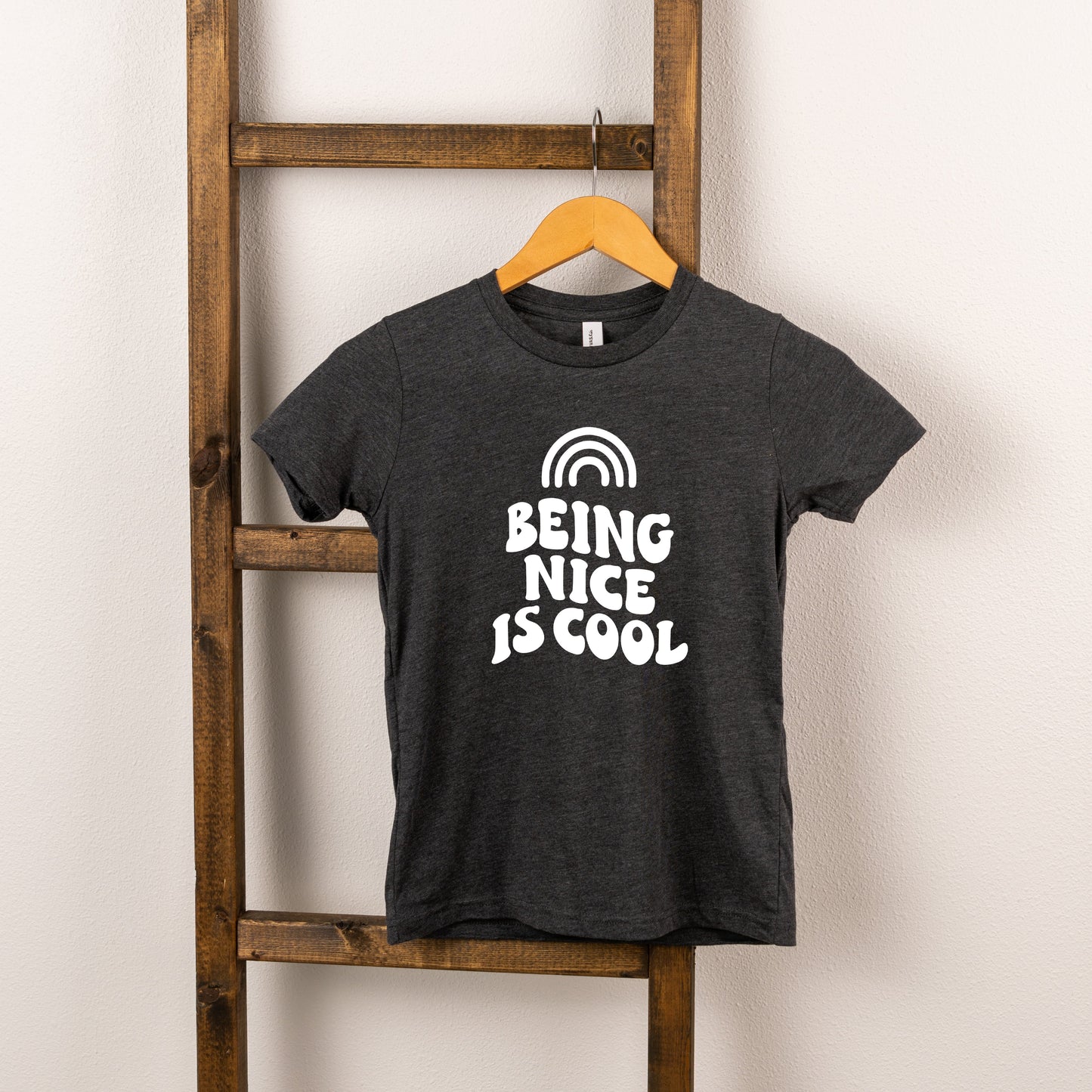 Being Nice Is Cool | Toddler Short Sleeve Crew Neck by The Juniper Shop