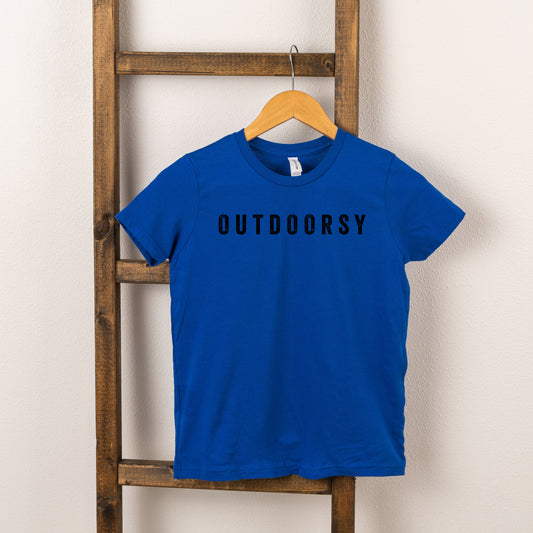 Outdoorsy | Toddler Short Sleeve Crew Neck by The Juniper Shop